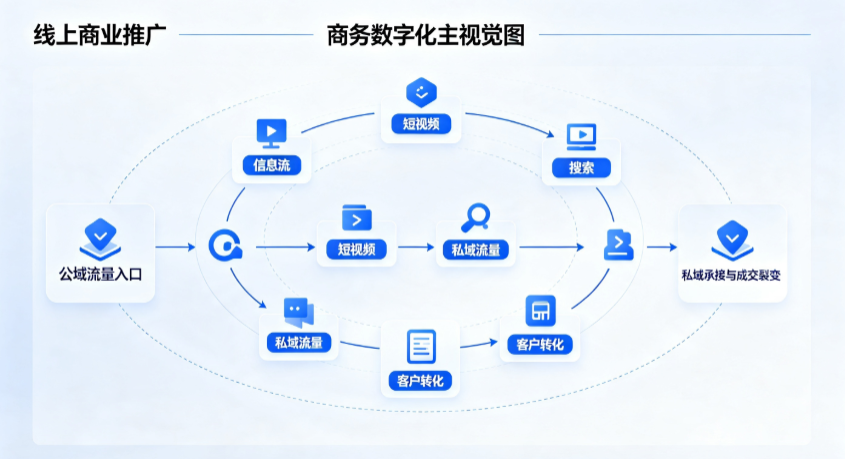 永丰县线上商业推广怎么做？全域流量闭环搭建与低成本转化实战指南